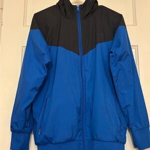 Vintage Nike full zip hooded windbreaker